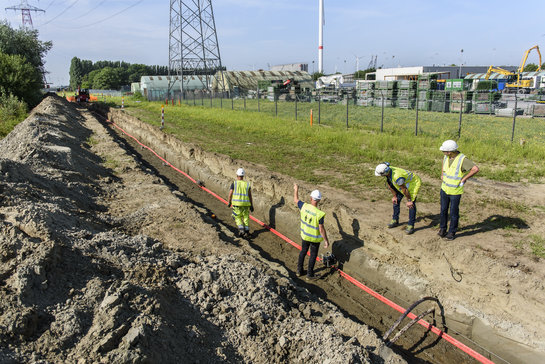 Aanleg kabel middenspanning