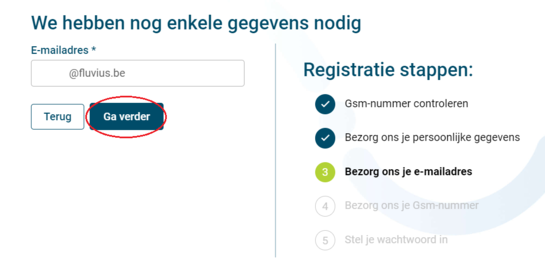 Klik op 'Ga verder'