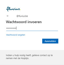 Wachtwoord invullen