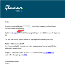 Uitnodiging per e-mail Uitnodiging per e-mail