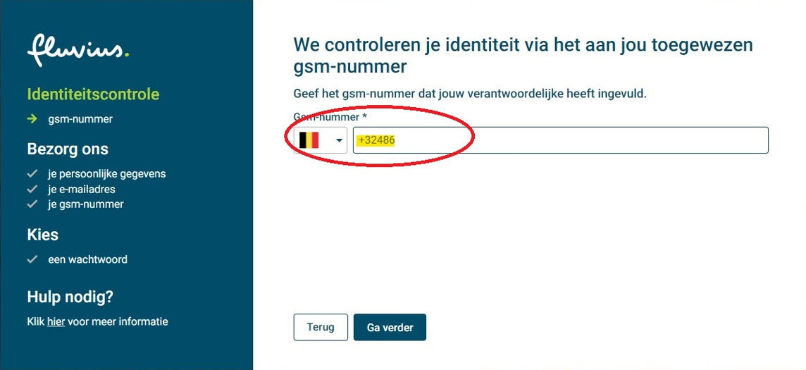 Controle gsm-nummer